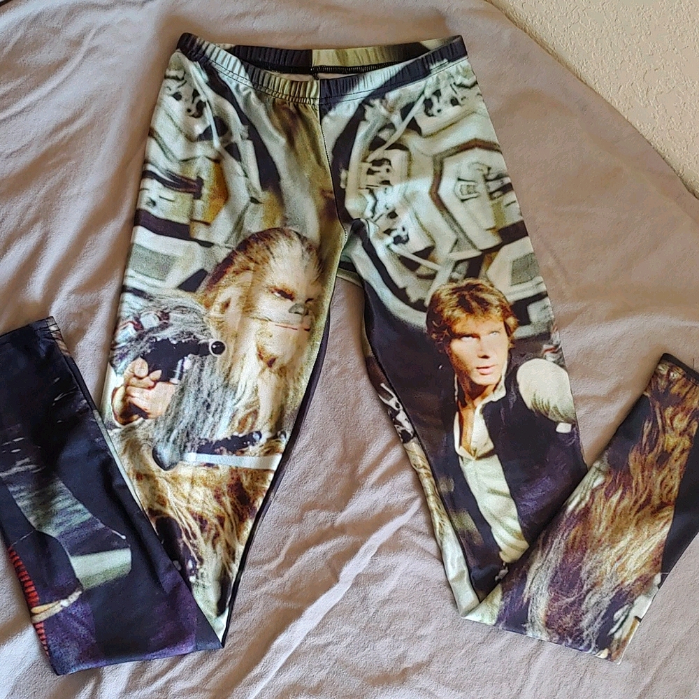 Star Wars Chewbaca and Han Solo Leggings